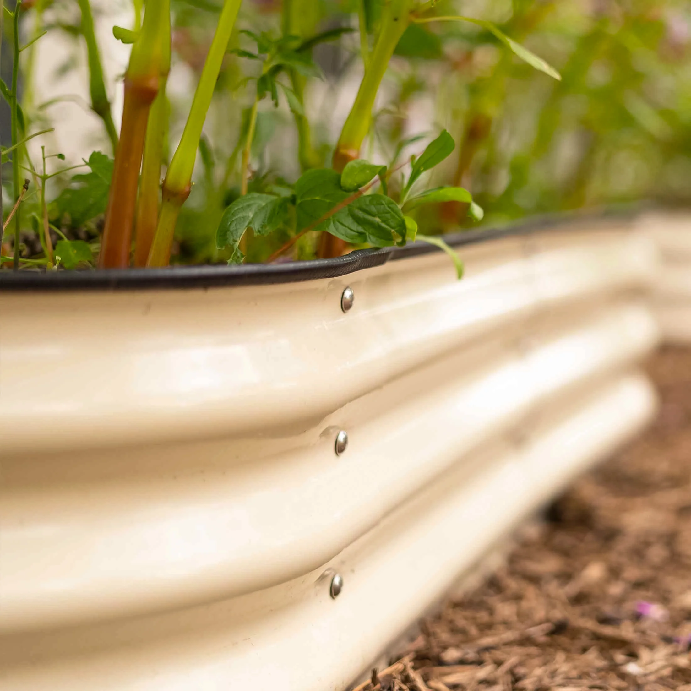 11" Tall 6 In 1 Medium Modular Metal Raised Garden Bed Kit - Image 13