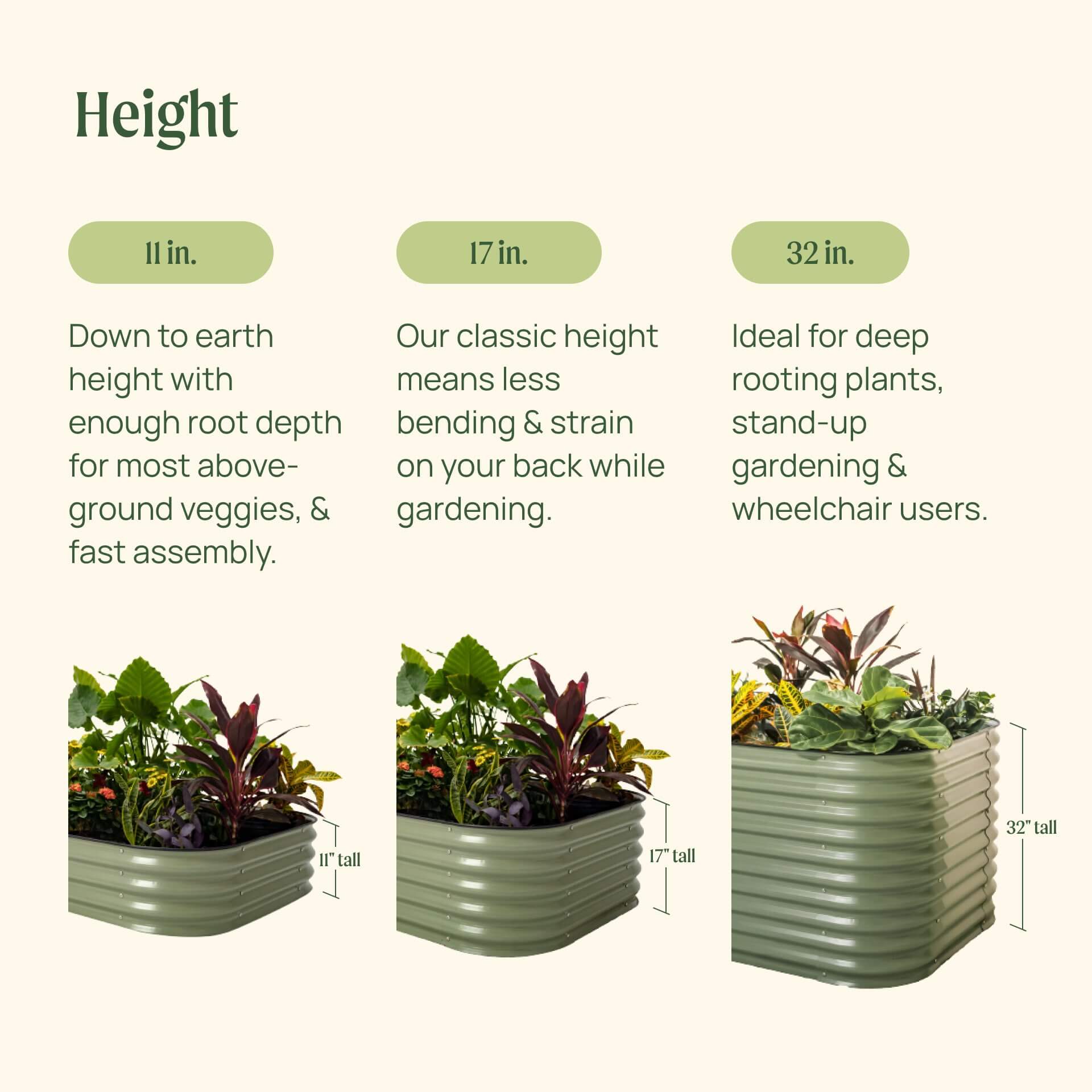17" Tall L-Shaped Raised Garden Bed Kit - Standard Size - Image 10