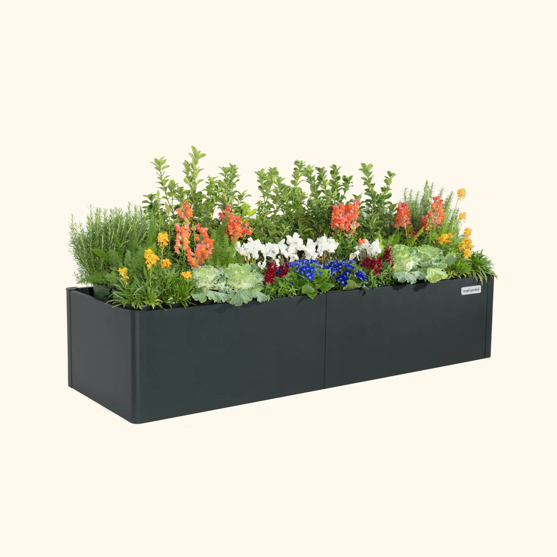 17" Tall Modern 27" x 83" Metal Raised Garden Bed - Image 2