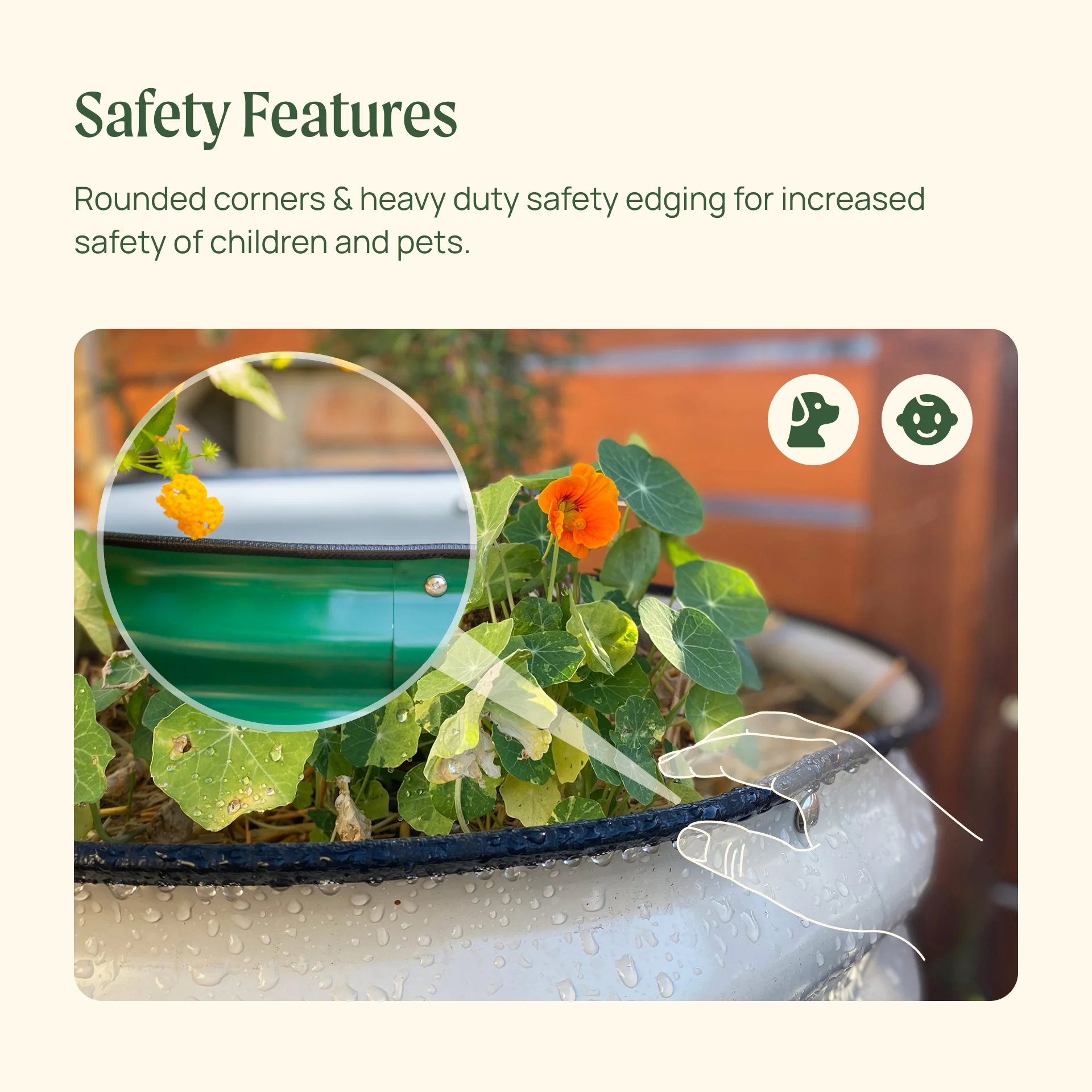 17" Tall U-Shaped Raised Garden Bed Kit - Standard Size - Image 13