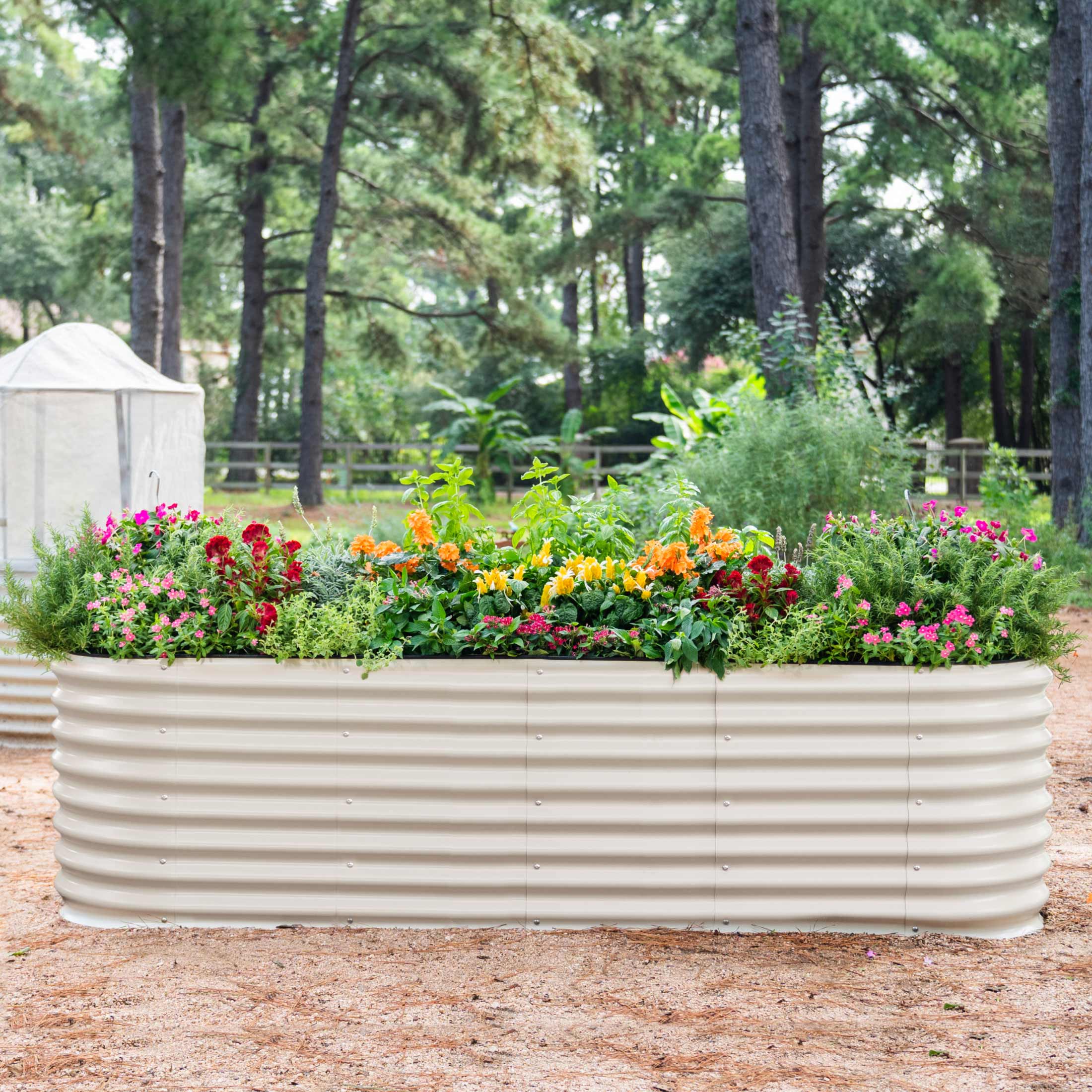 26" Tall 10 In 1 Jumbo Modular Metal Raised Garden Bed Kit - Image 12