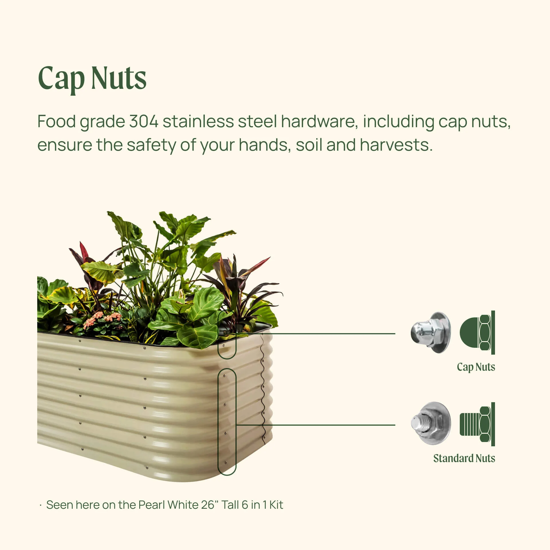 26" Tall 10 In 1 Jumbo Modular Metal Raised Garden Bed Kit - Image 9