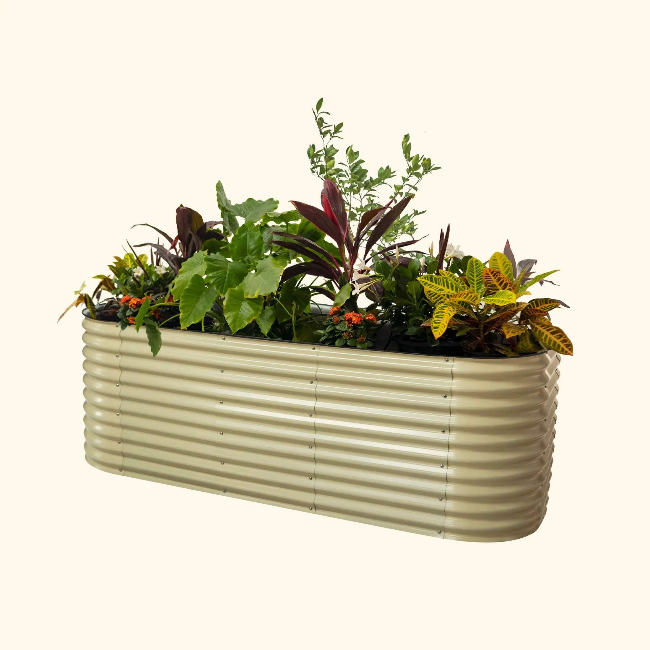 32" Extra Tall 10 In 1 Jumbo Modular Metal Raised Garden Bed Kit - Image 4