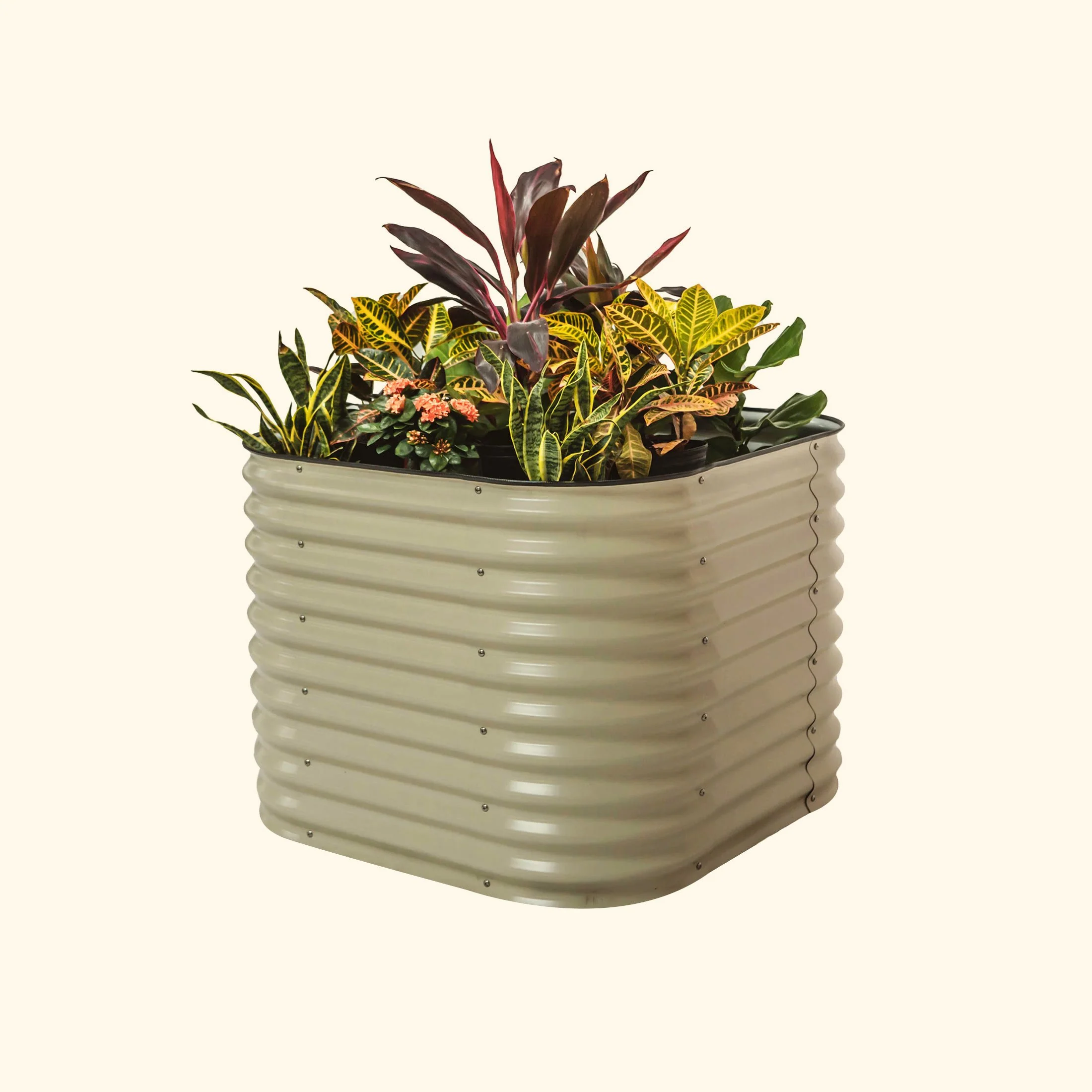 32" Extra Tall 4 In 1 Small Modular Metal Raised Garden Bed Kit - Image 3