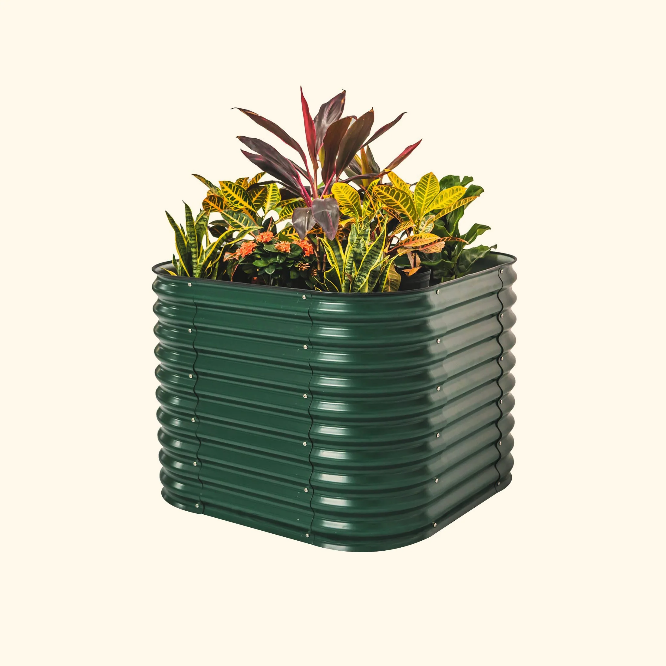 32" Extra Tall 4 In 1 Small Modular Metal Raised Garden Bed Kit - Image 4