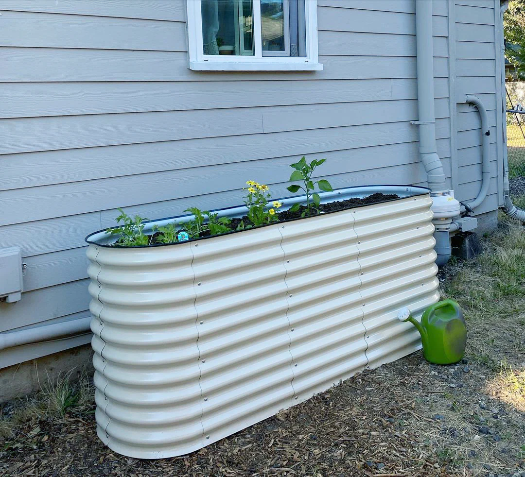 32" Extra Tall 6 In 1 Medium Modular Metal Raised Garden Bed Kit - Image 18