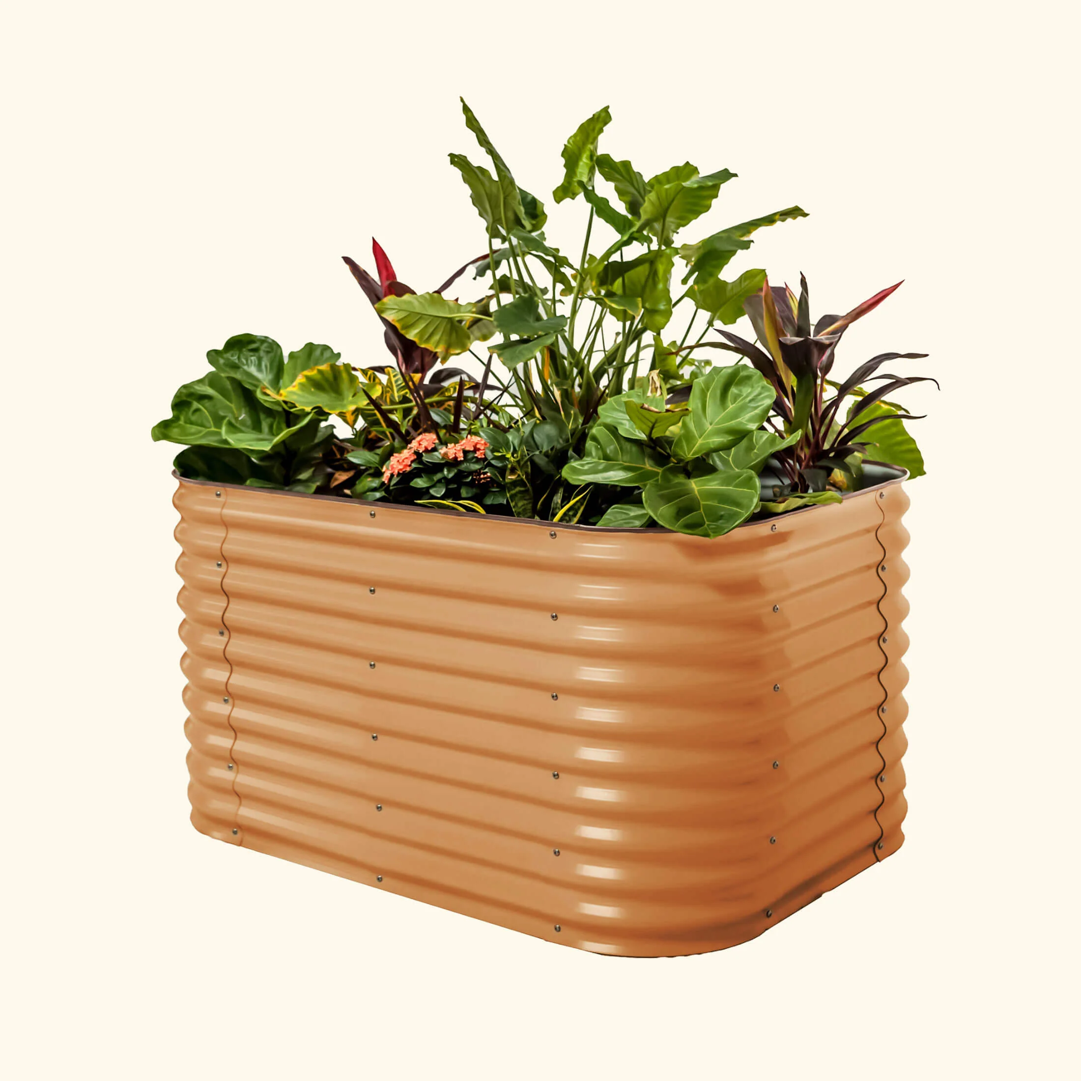 32" Extra Tall 6 In 1 Medium Modular Metal Raised Garden Bed Kit - Image 3