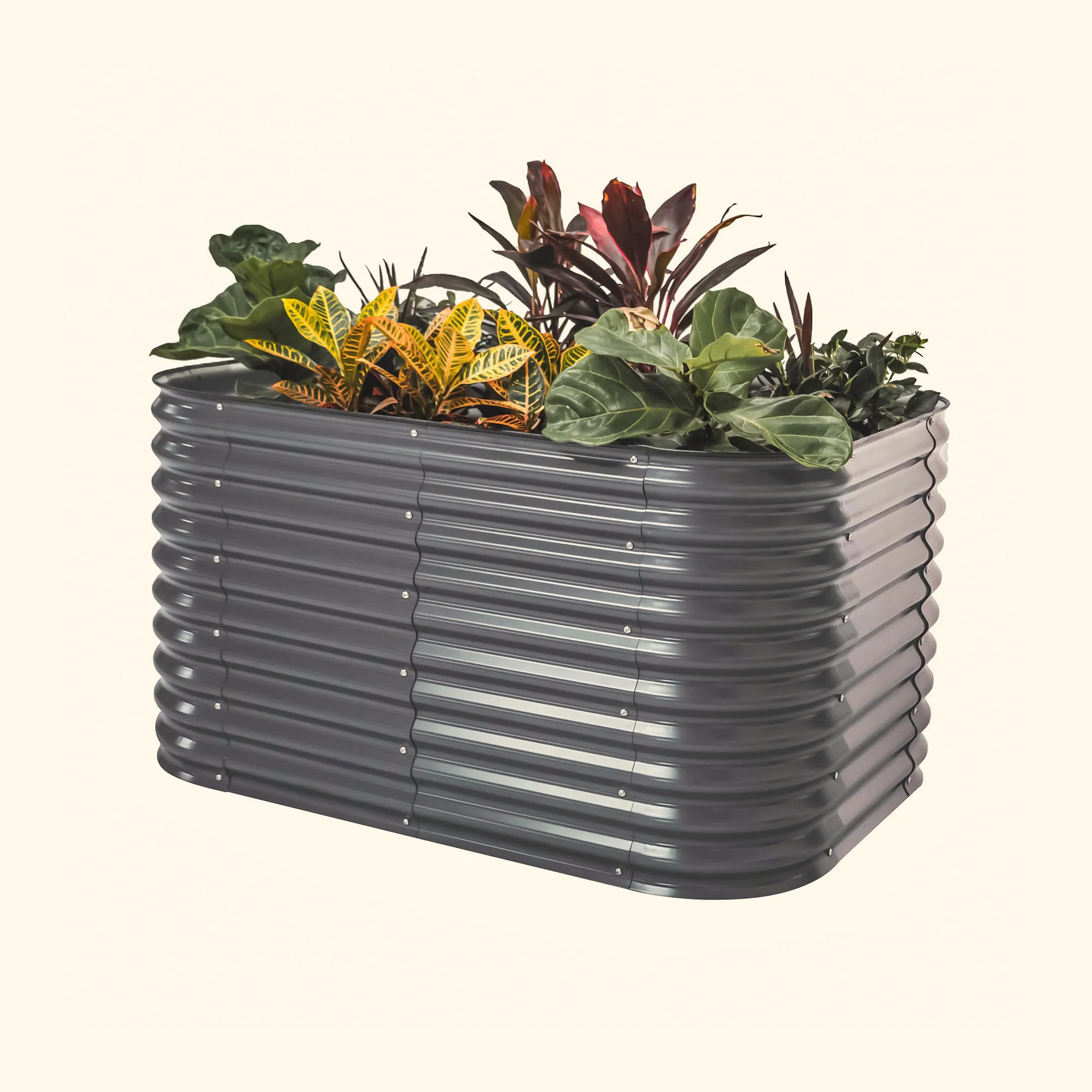 32" Extra Tall 6 In 1 Medium Modular Metal Raised Garden Bed Kit - Image 6