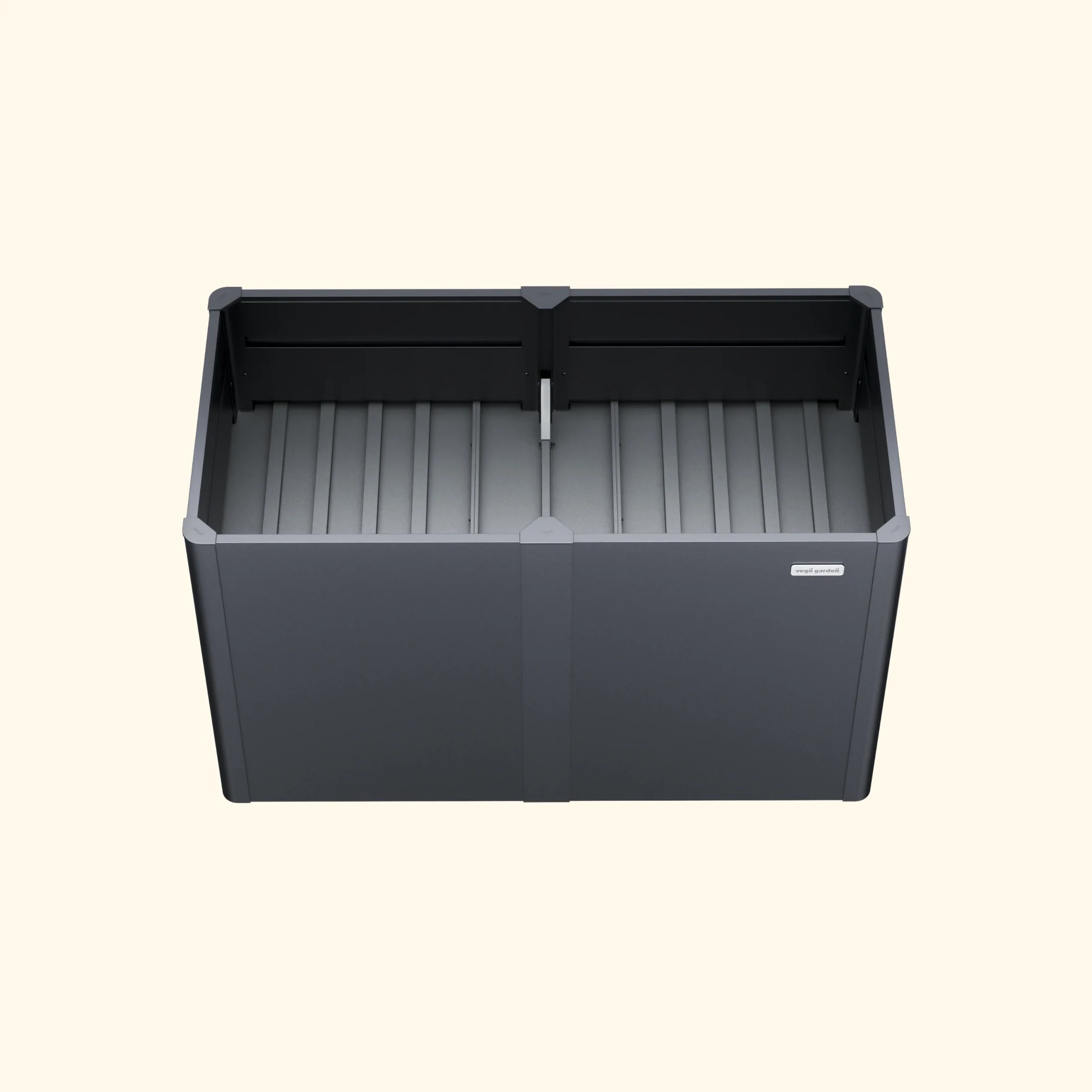 32" Extra Tall Modern 27" x 53" Metal Raised Garden Beds - With Intermediate Floor - Image 4
