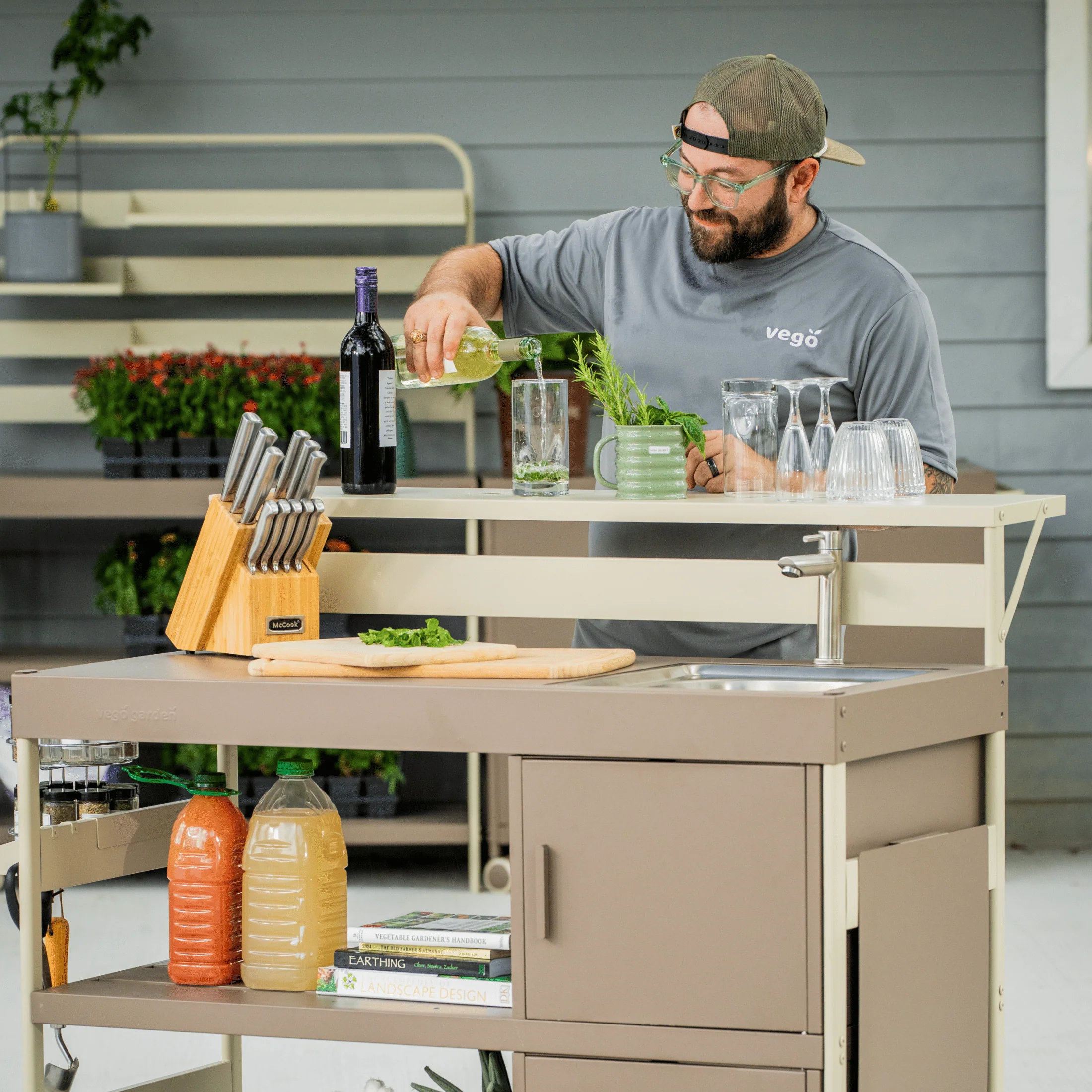 Potting Bench Bar Top Shelf - Image 2