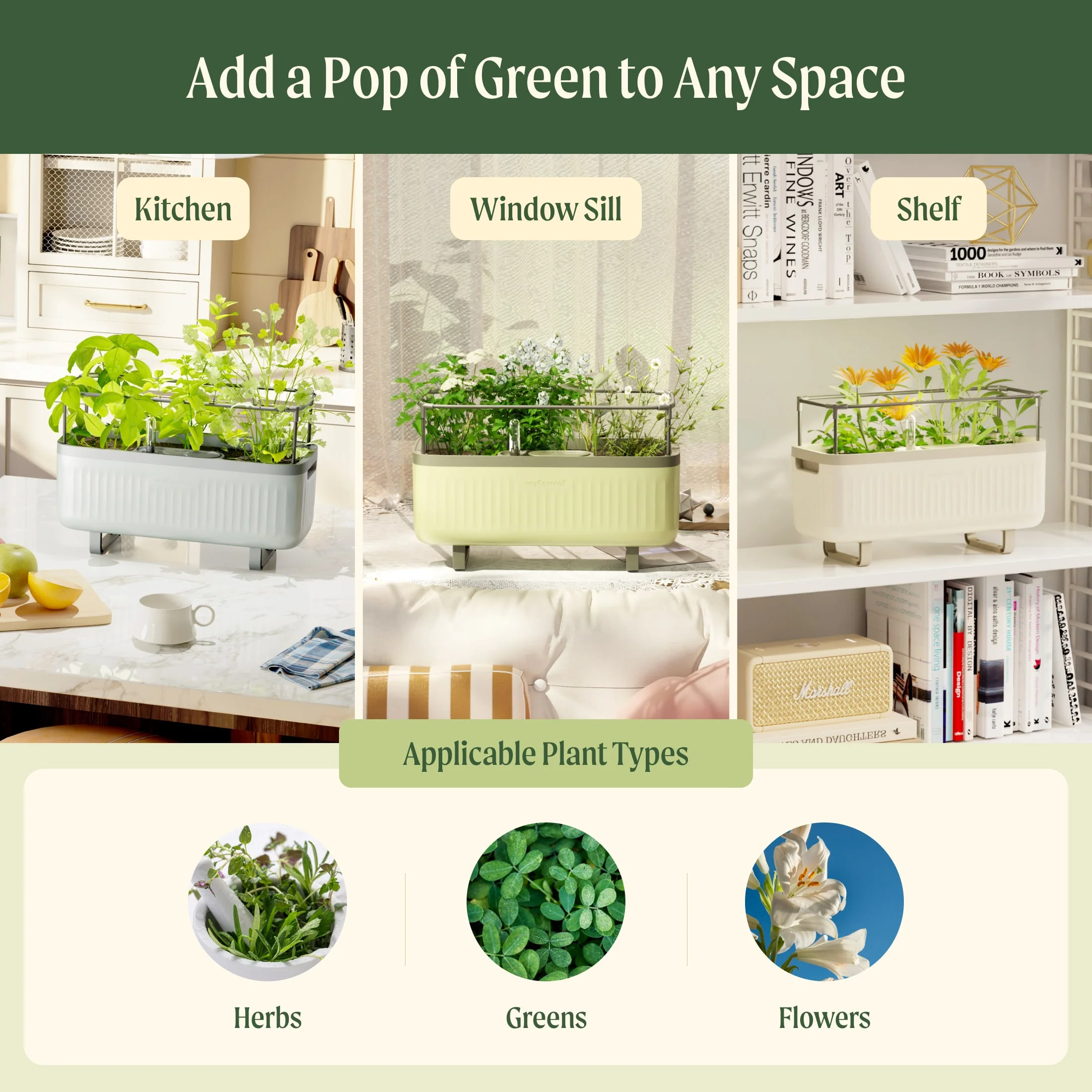EZ Self-Watering Herb Planter with Trellis G1 - Image 8