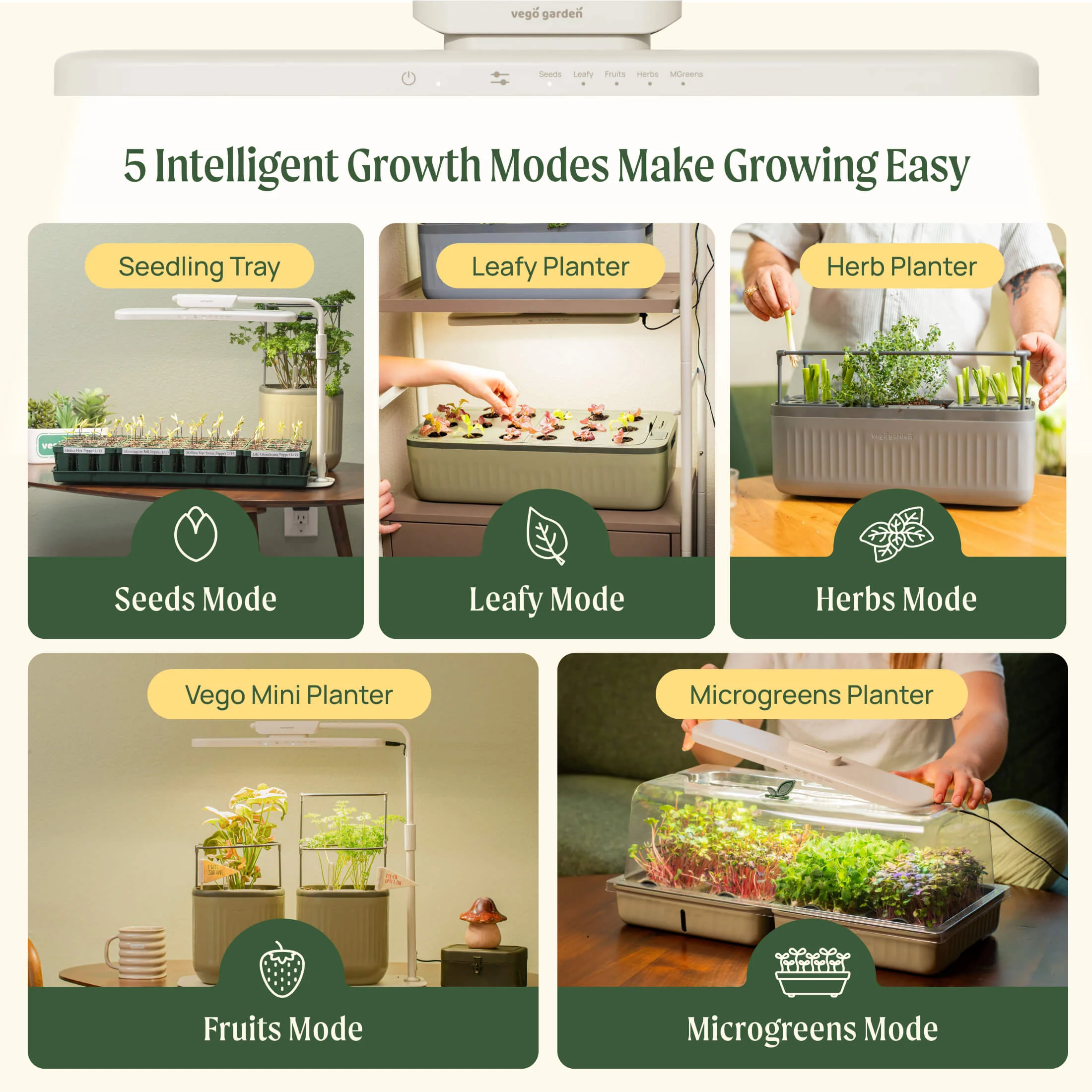 1 Tier Tabletop Grow Light Garden - Image 3